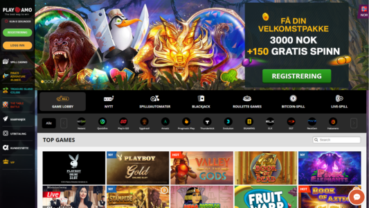 playamo casino omtale