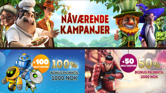 kampanjer og tilbud hos playamo casino
