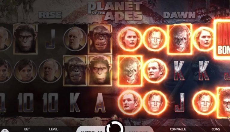 Planet of the Apes casinotopplisten
