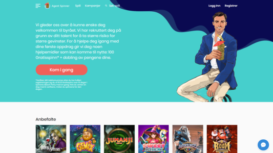 spill hos agent spinner casino