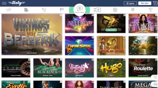 bra spillutvalg hos sloty casino