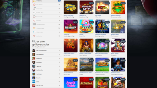 les vår omtale av get lucky casino