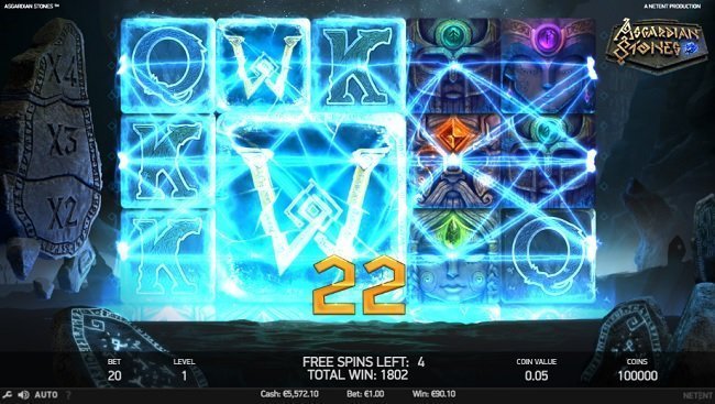 asgardian stones netent spilleautomat
