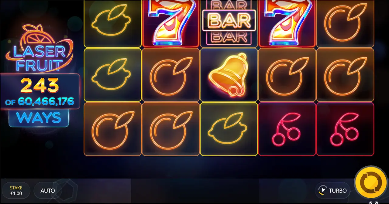 Laser fruit slot