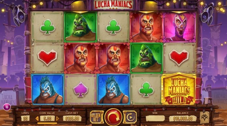 Lucha Maniacs casinotopplisten