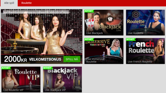 spill hos nettcasinoet magicred casino