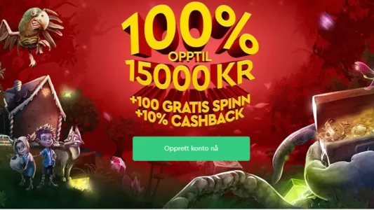 velkomstbonus hos slotsons casino