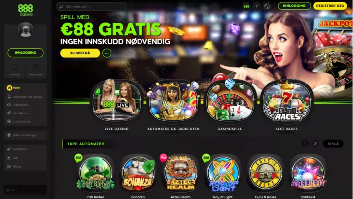 spill hos 888casino