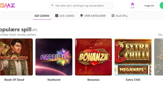 spillutvalg dreamz casino