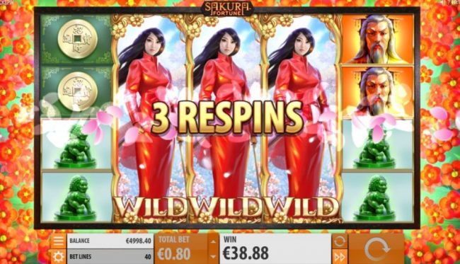 Sakura Fortune Quickspin spilleautomat 2