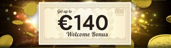 Velkomstbonus hos 888Casino