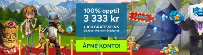 bonus hos yeti casino