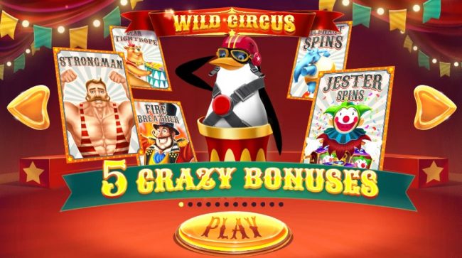 bonusfunksjoner wild circus