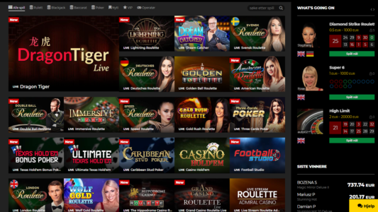 kampanjer og bonuser hos energy casino