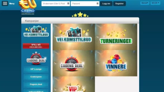 kampanjer hos eucasino
