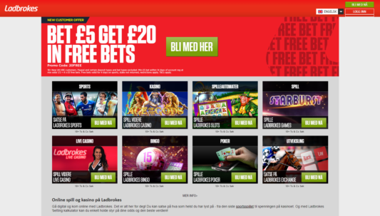 bonus hos ladbrokes casino