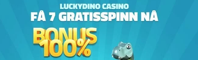 velkomstbonus hos Lucky Dino Casino