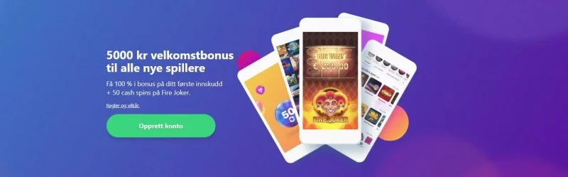 velkomstbonus hos dreamz casino