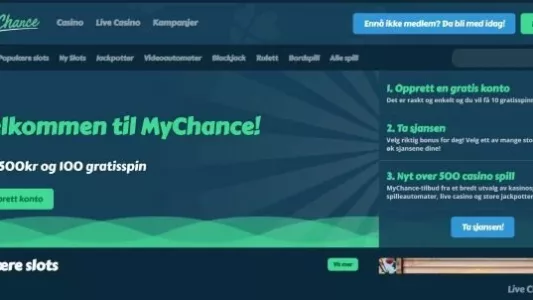 Mychance Casino skjermbilde