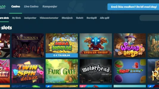 Spillutvalg hos my chance casino
