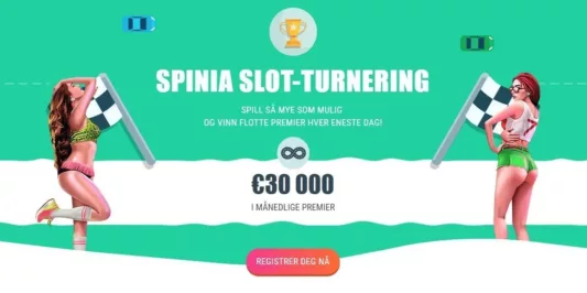 Turneringer hos Spinia Casino