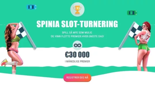 Turneringer hos Spinia Casino