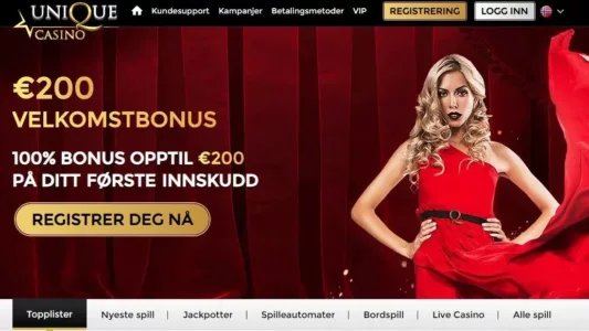 unique casino bonus og tilbud