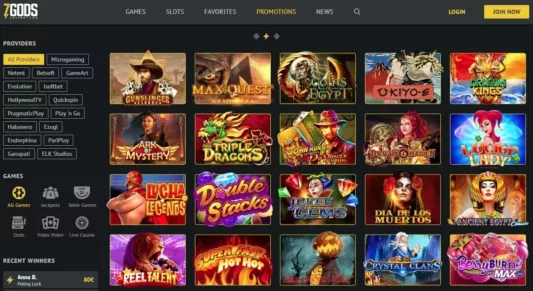 7 gods casino skjermbilde