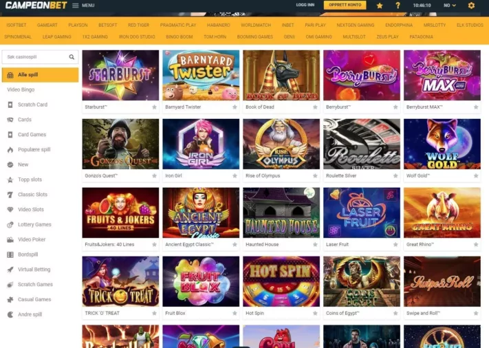 spillutvalget hos campeonbet casino