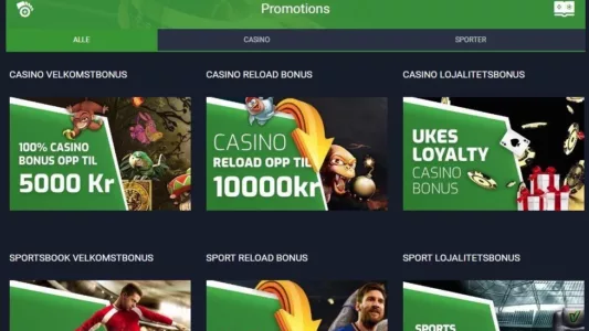 kampanjer og bonuser hos evobet casino