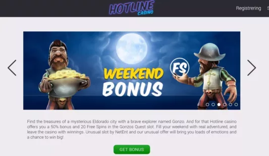 ukentlige bonuser hotline casino