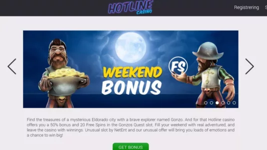 ukentlige bonuser hotline casino