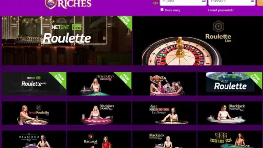 Live Casino hos CheekyRiches Casino
