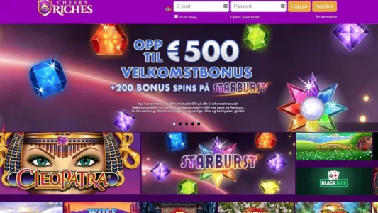 Skjermbilde av Cheeky Riches Casino