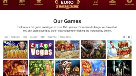 Skjermbilde av Golden Euro Casino 2