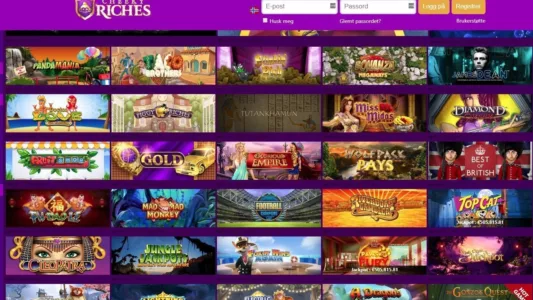 Spilleautomater hos Cheeky Riches Casino