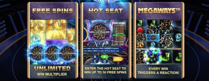 Who Wants to be a Millionaire Spilleautomat funksjoner