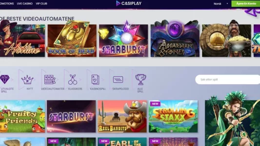 Casiplay Casino Spillutvalg