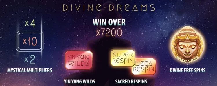Divine Dreams Spilleautomat fra Quickspin