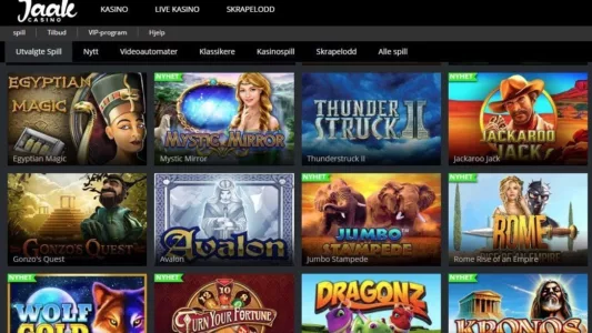 Jaak Casino Spillutvalg