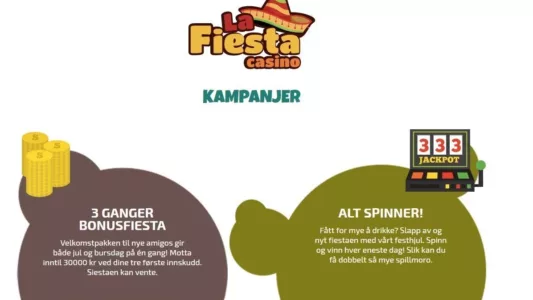 Kampanjer hos La Fiesta Casino