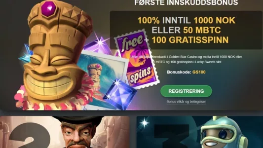 Kampanjer og bonuser hos golden star casino