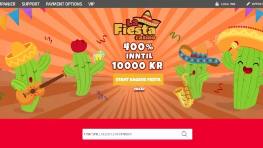 La Fiesta Casino Skjermbilde