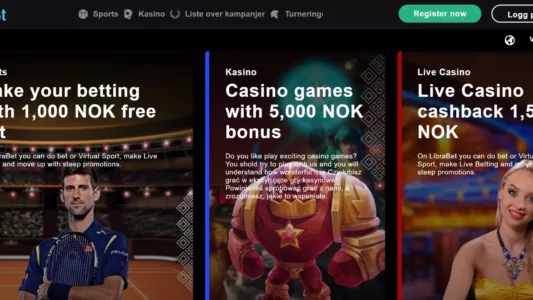 LibraBet Casino Skjermbilde