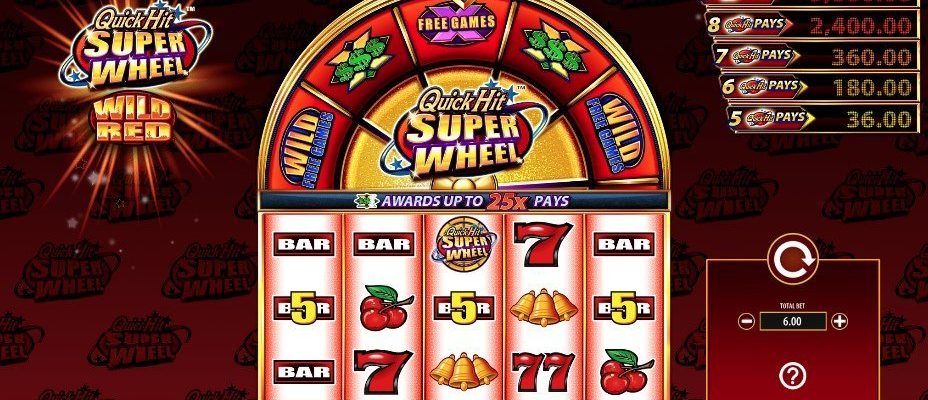 Quick Hit Super Wheel Wild Red