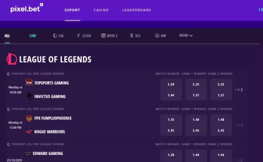 e-sport tipping hos pixel.bet casino