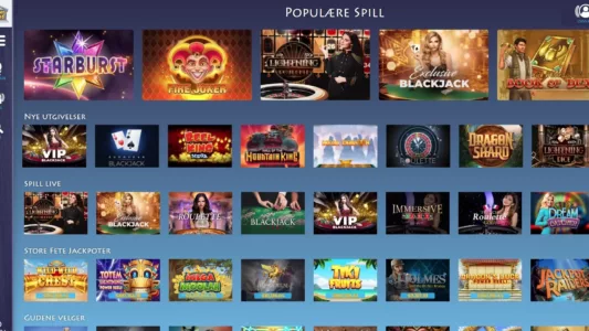 spillutvalg hos casino gods