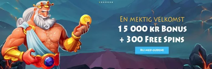 velkomstbonus hos casino gods