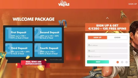 bonuser og kampanjer hos slotty vegas casino
