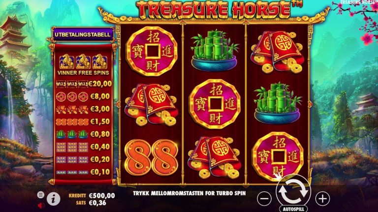 Treasure Horse casinotopplisten